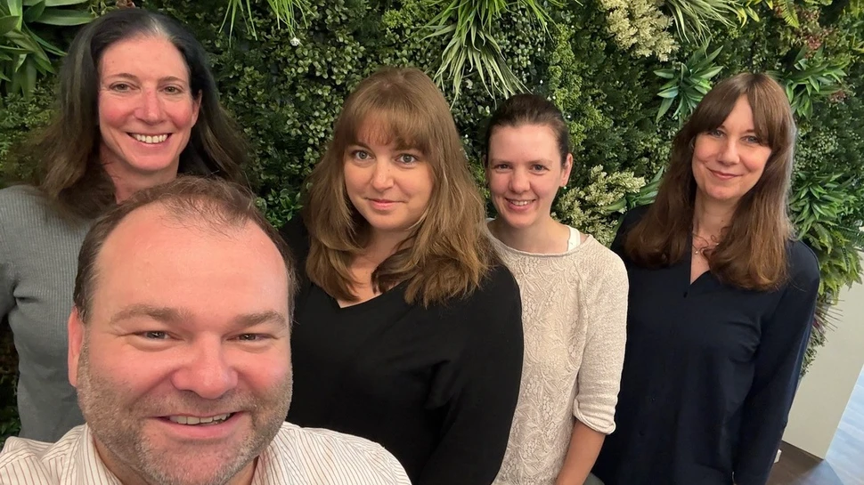 v.l.n.r. Anja Rose, Christian Altstaedt, Chris-Lea Groth, Sandra Dalen, Julia Woldt